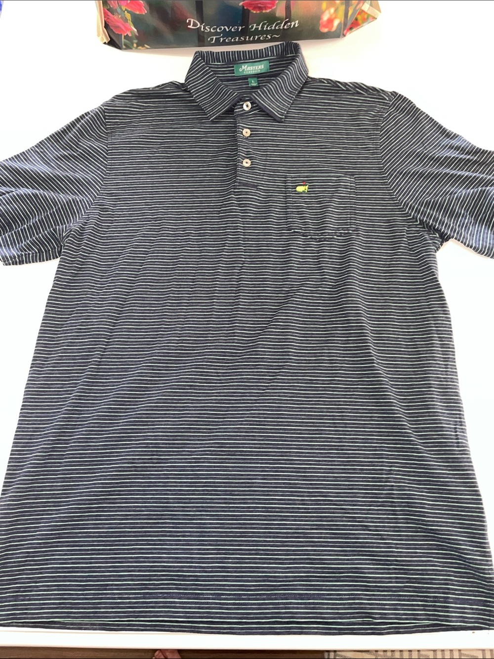 Masters Classics striped polo men’s large